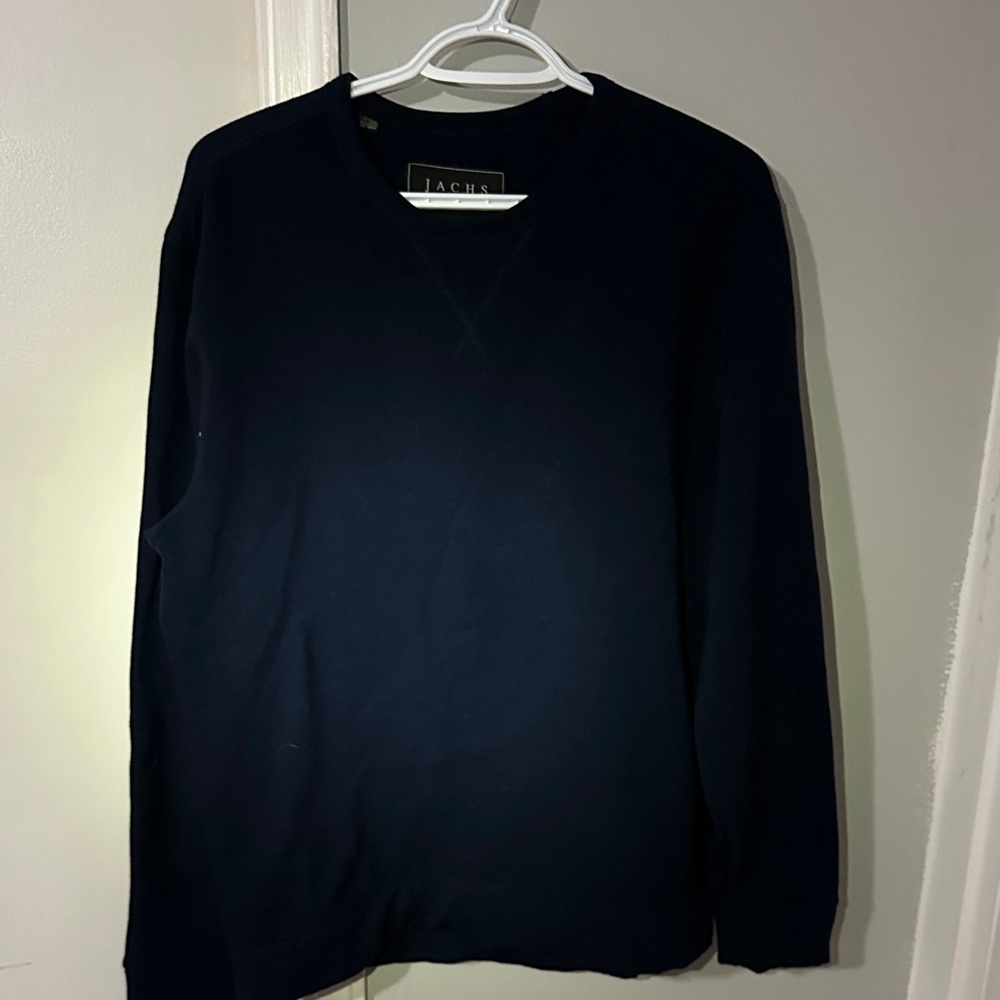 Jachs Men's Dark Blue Crewneck Sweater